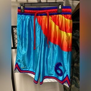 Nike Lebron Tune Squad basketball shorts, sz M, Space Jam